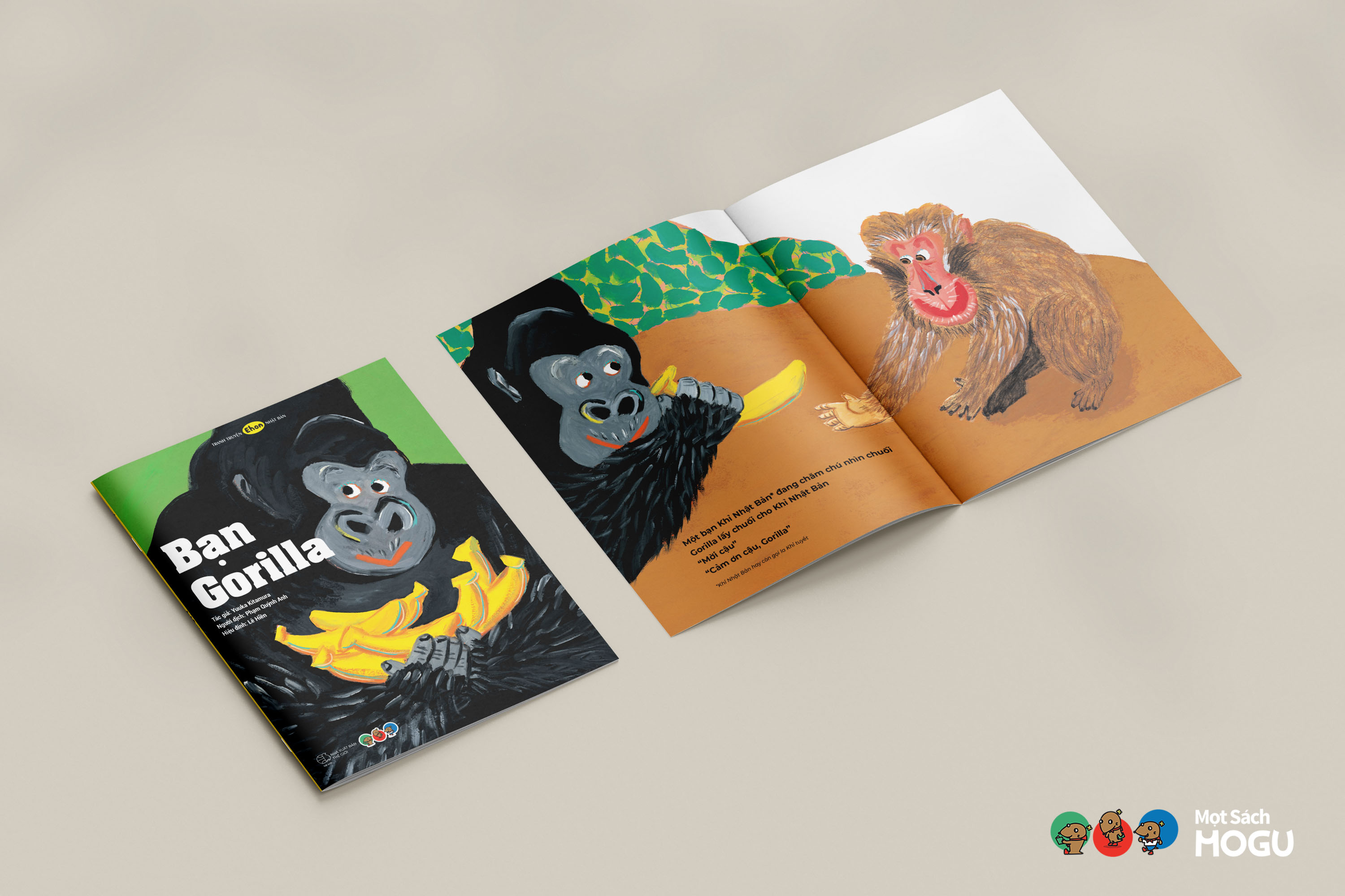 Truyện Ehon bé 3-4-5 tuổi - Bạn Gorilla