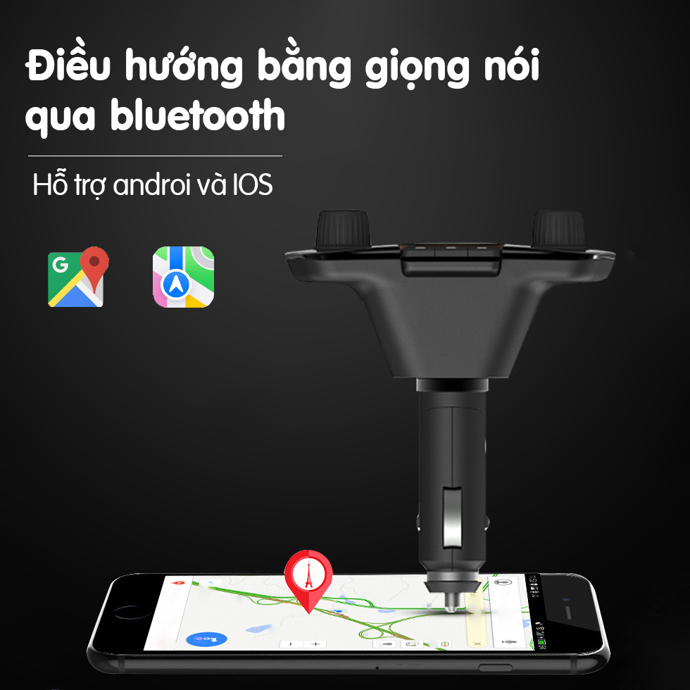 Máy nghe nhạc bluetooth sạc xe hơi ,Phụ Kiện Xe Hơi Phụ Tùng Và Phụ Kiện Ô Tô -  D1623