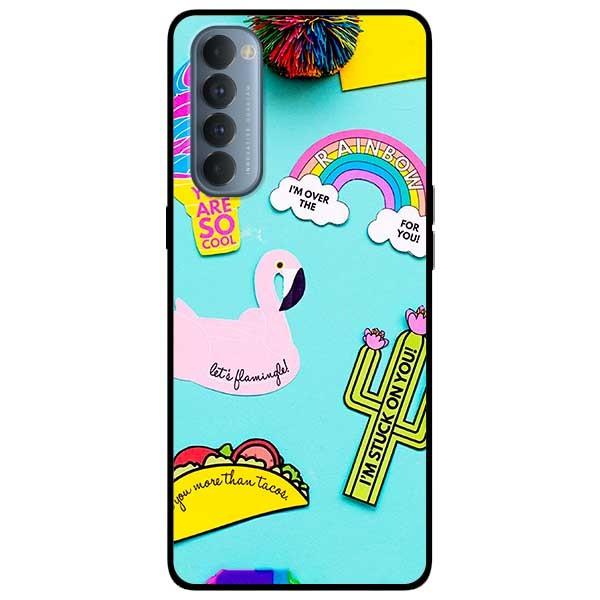 Ốp lưng dành cho Oppo Reno 3 / A91 - Reno 3 Pro - Reno 4 - Reno 4 Pro mẫu Họa Tiết Summer
