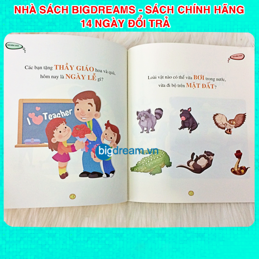 Mẹ Hỏi Con Trả Lời - Khả Năng Logic - Cuốn Sách Vỡ Lòng Đầu Tiên Của Tớ Truyện kể cho bé trước giờ đi ngủ 0-3 tuổi