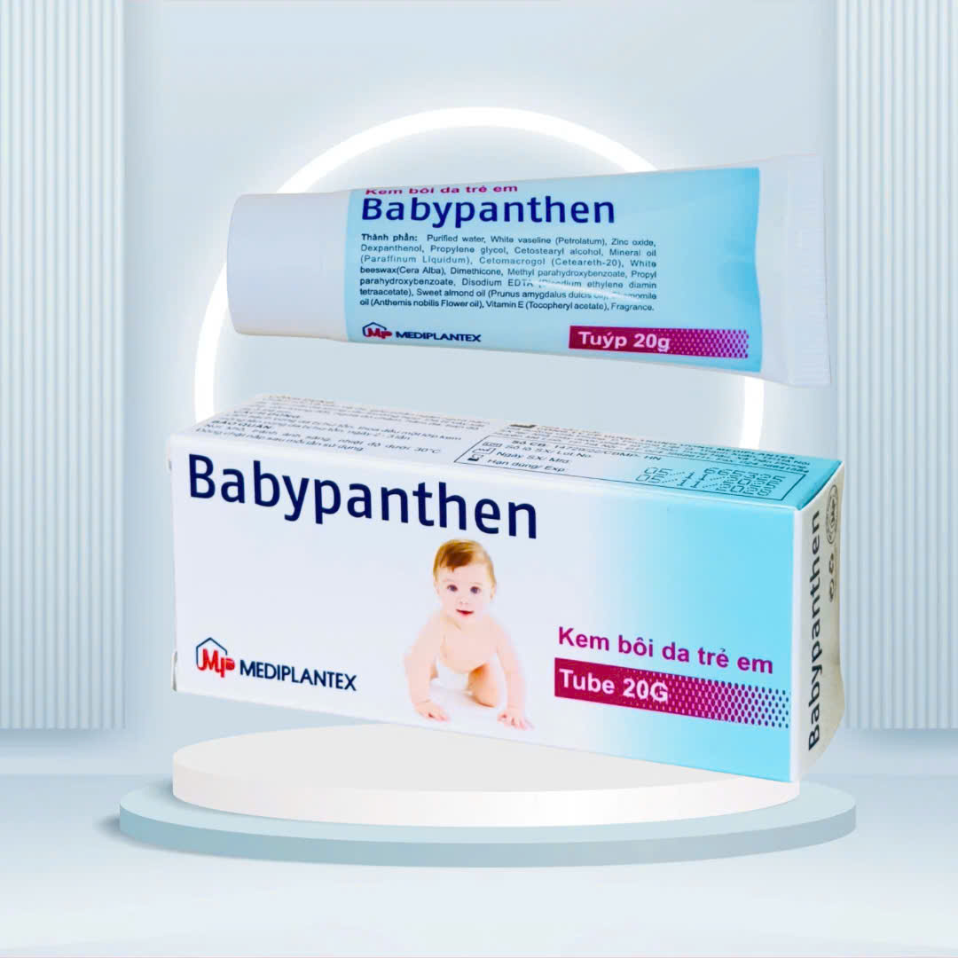 (Tuýp 20g) Kem chống hăm bôi da an toàn cho bé Babypanthen