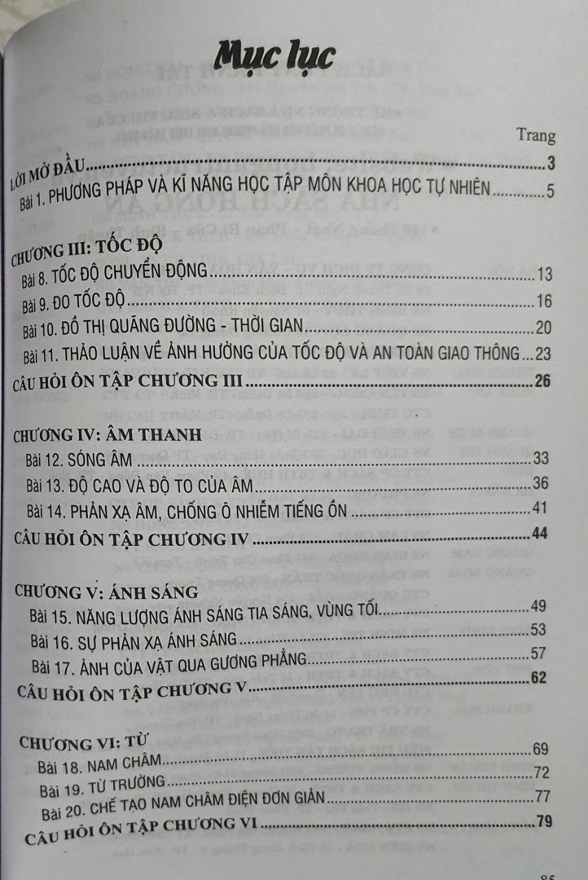 Hướng Dẫn Trả Lời Câu Hỏi &amp; Bài Tập Vật Lí 7 (Khoa Học Tự Nhiên)