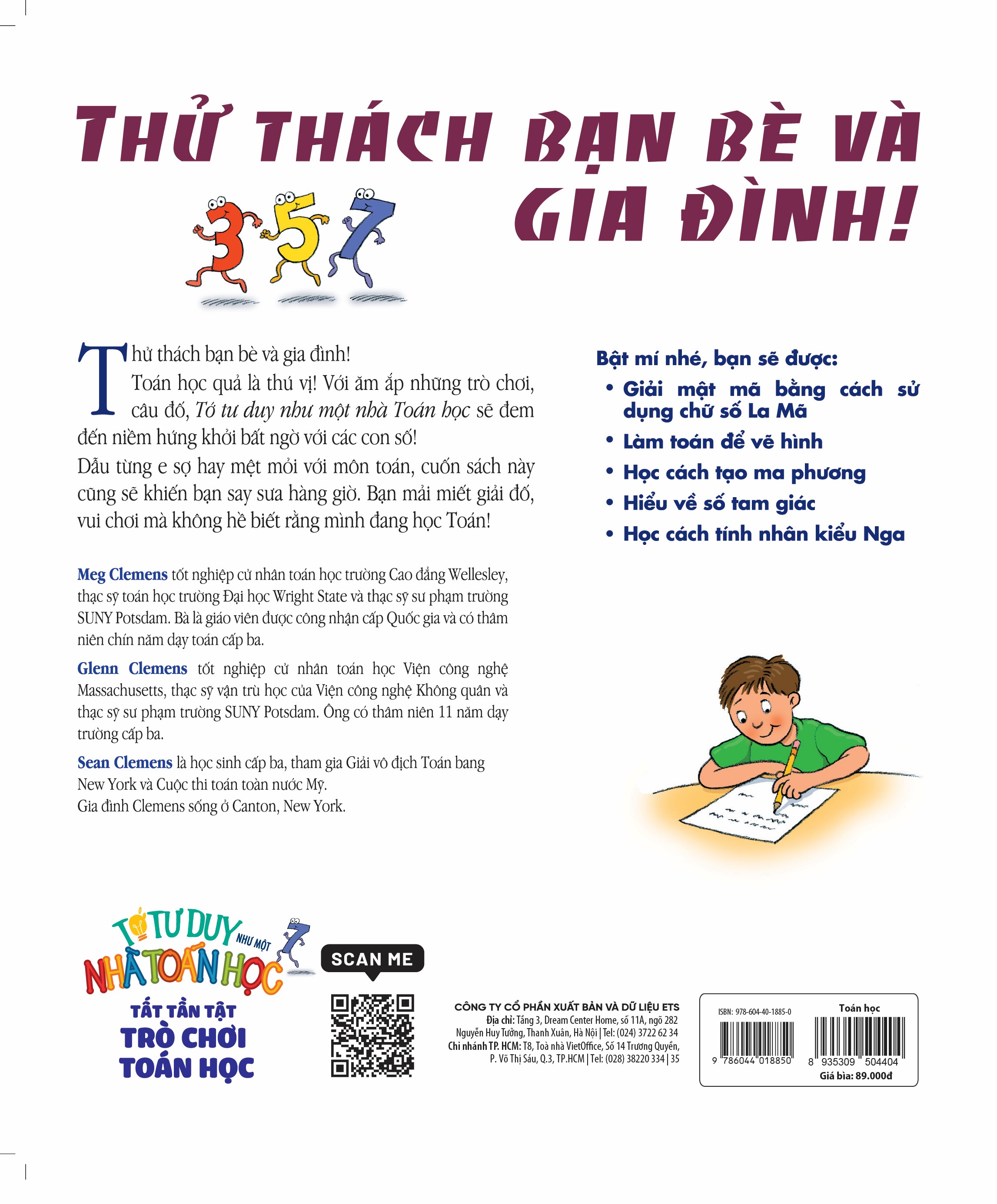 Sách Tớ Tư Duy Như Một Nhà Toán Học - Tất Tần Tật Trò Chơi Toán Học