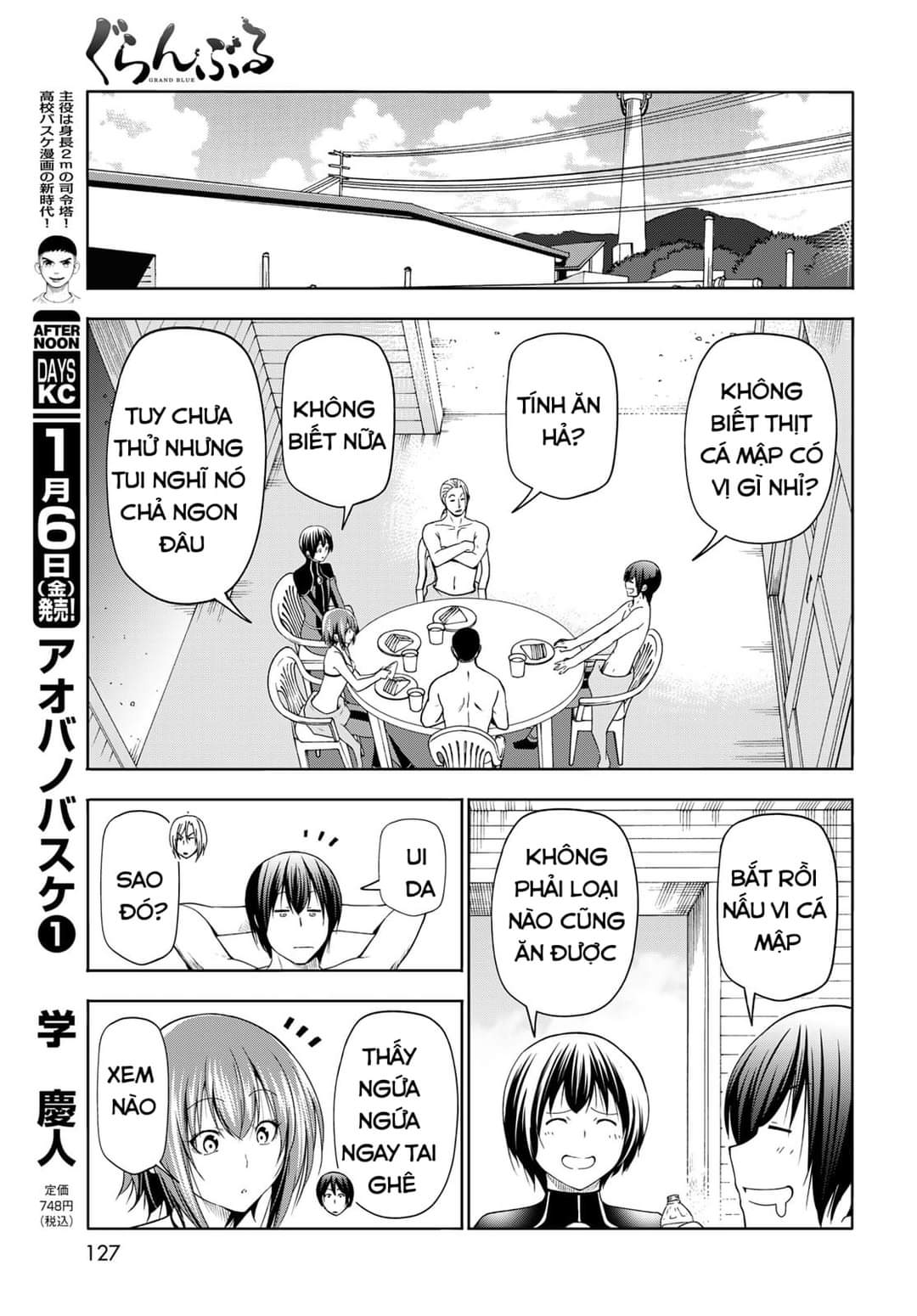cô gái thích lặn - grand blue chapter 81 34