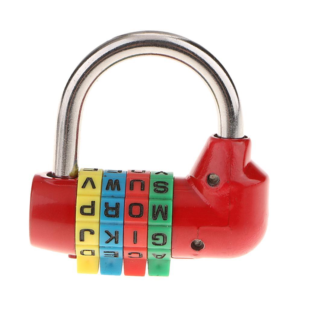 3X Combination Lock, 4-Digit Combination Padlock Set for Employee/ Gym or Sports