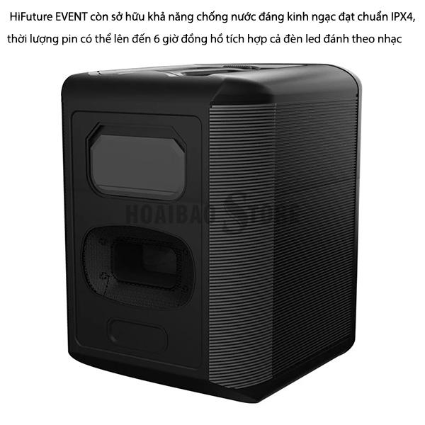 Loa Di Động HiFuture EVENT 80W hát Karaoke mạnh mẽ khả năng di động - Hàng Chính Hãng