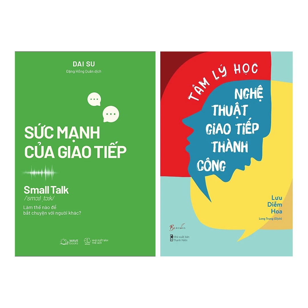 Sách - Combo 2 Cuốn: Small Talk - Sức Mạnh Của Giao Tiếp + Tâm Lý Học Nghệ Thuật Giao Tiếp Thành Công