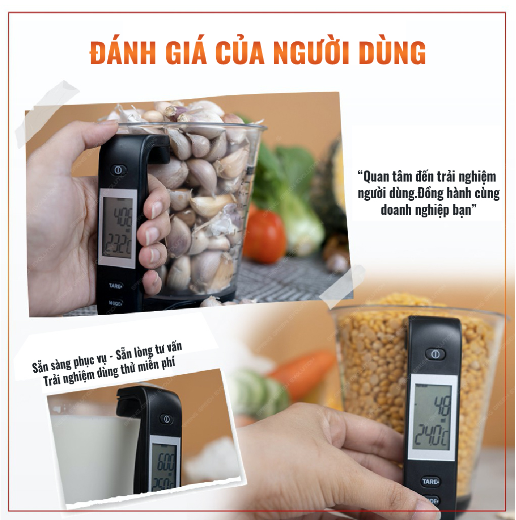 Cốc Đong (Đo) Điện Tử DMC - Dụng Cụ Tiện Lợi Khi Nấu Ăn, Làm Bánh, Sử Dụng Đơn Giản. Hàng Nhập Khẩu Chính Hãng Thái Lan