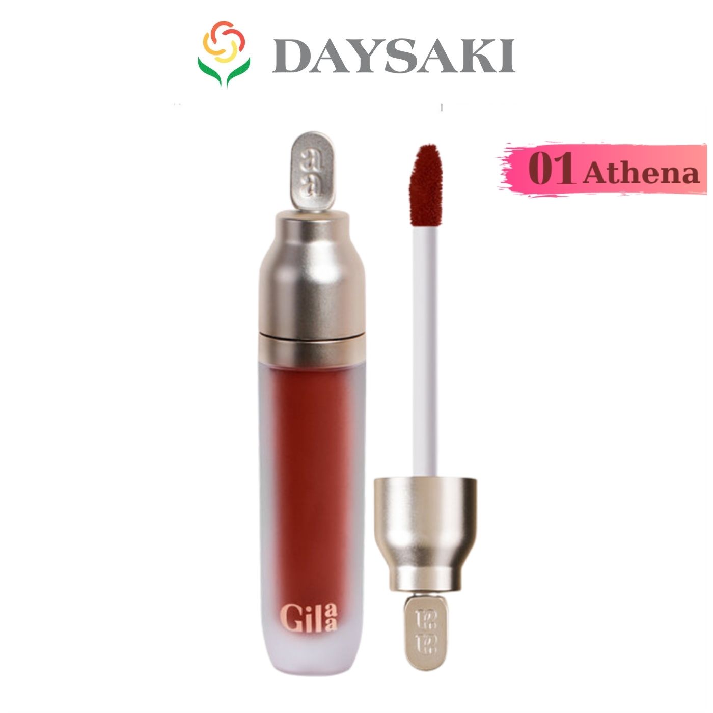 Gilaa Son Kem Lì, Dưỡng Ẩm Cho Môi Căng Mọng Plumping Lip Serum 3.8g #01 Athena