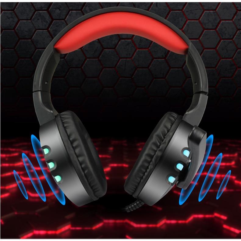 Tai Nghe Chụp Tai Cao Cấp Gaming Headset A68 Có Led