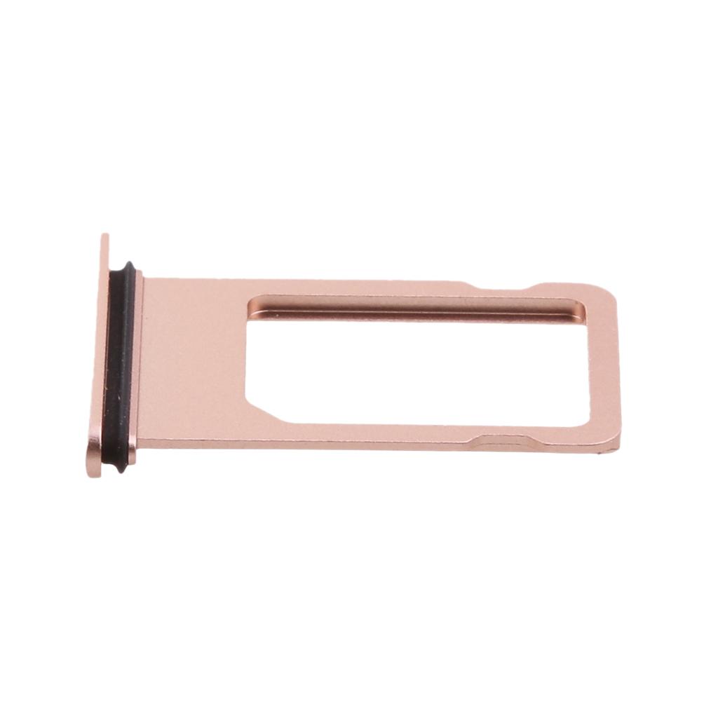 2 Pack SIM Card Tray Slot Holder Waterproof Replacement for iPhone 8 4.7 inch - Gold