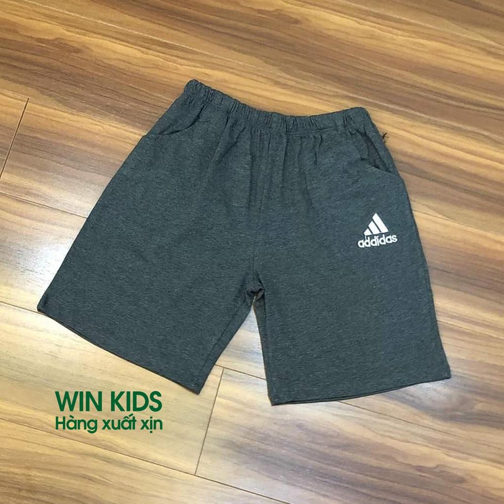 Q011 - Quần short bé trai size đại Adidas, quần đùi cho bé trai 14 đến 18 tuổi xuất xịn