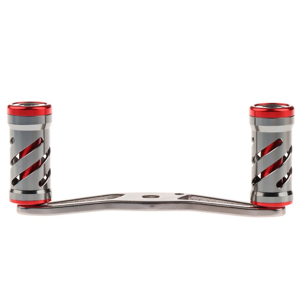 2 Set Fishing Reel Handle Baitcasting Fishing Reel Rocker Aluminum Alloy