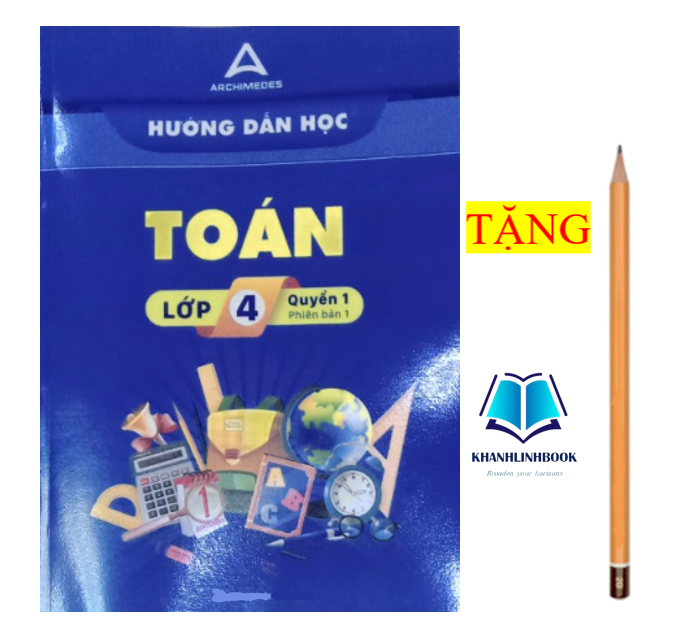 Sách - Hướng dẫn học Toán lớp 4 - quyển 1 ( mới nhất )