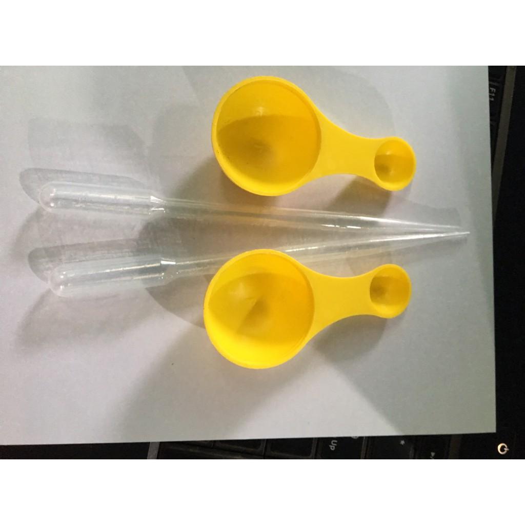 Bộ dụng cụ định lượng 02 ống và 02 muỗng