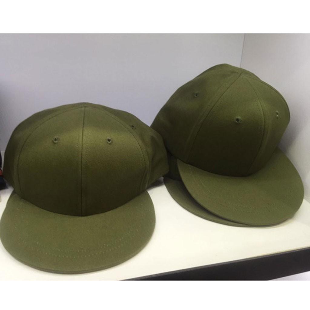 Mũ lưỡi trai 6 Múi Lính Mỹ hàng cao cấp nhập khẩu Thái Lan màu xanh quân đội vành phẳng phong cách cực ngầu Hàng Chính Hãng