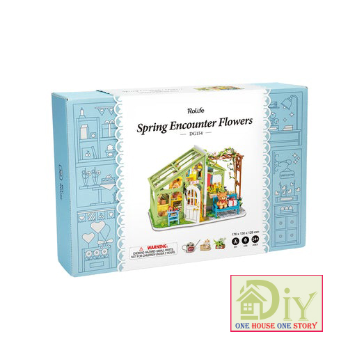 Mô hình ENCOUTER FLOWER tự lắp ráp bằng gỗ - Quà tặng giáng sinh tự làm
