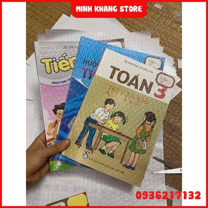 Giấy bao tập ,Decal bọc sách vở cho bé , Chống nước , Chống rách , Sét 10 tờ vân kim cương trong suốt
