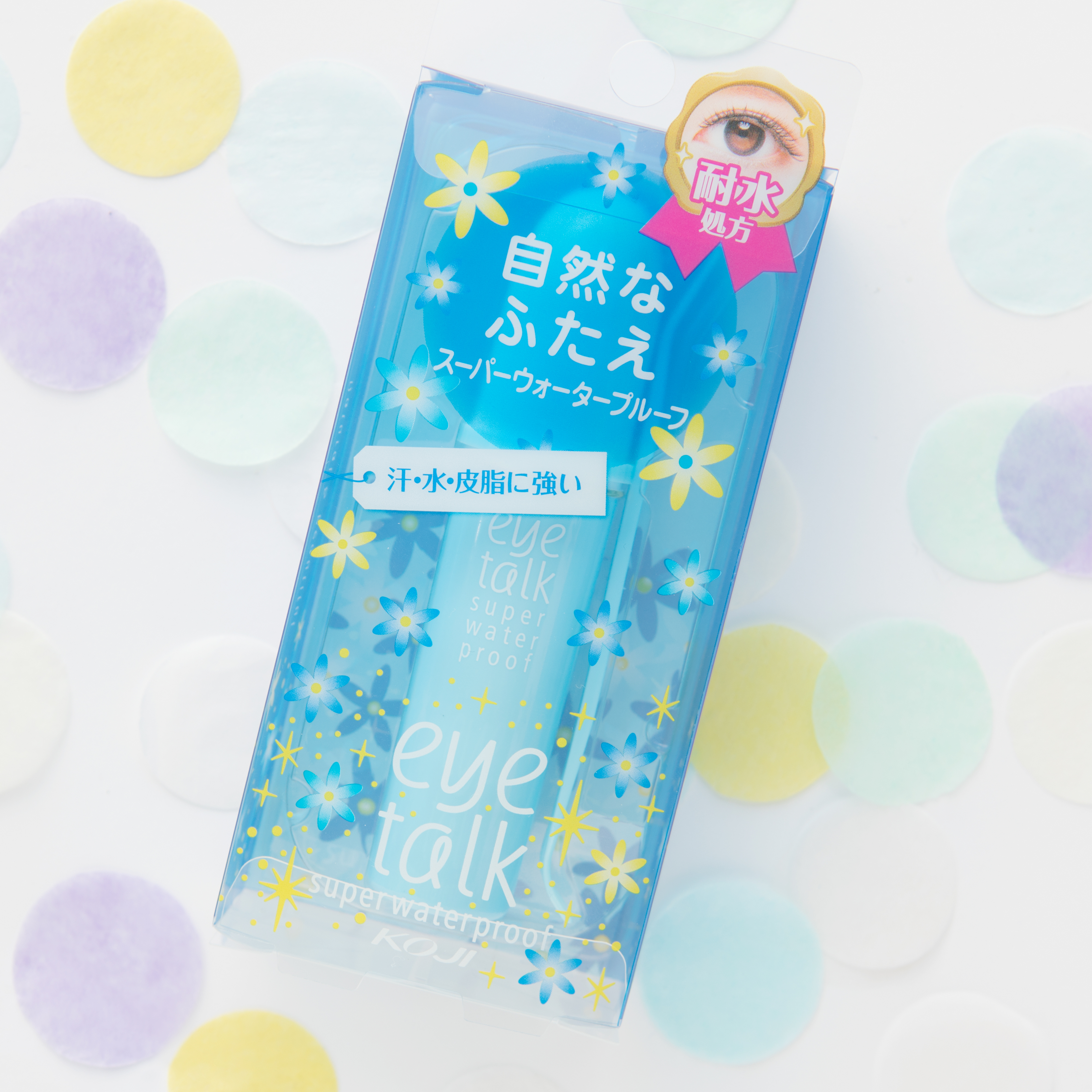 Hình ảnh Keo Dán Kích 2 Mí Nhật Bản Koji EyeTalk Super Water Proof, Siêu Chống Nước, Mồ hôi Và Bã Nhờn, Khi Khô Trong Suốt, Dưỡng Ẩm, Chống Lão Hóa, Nhanh Khô