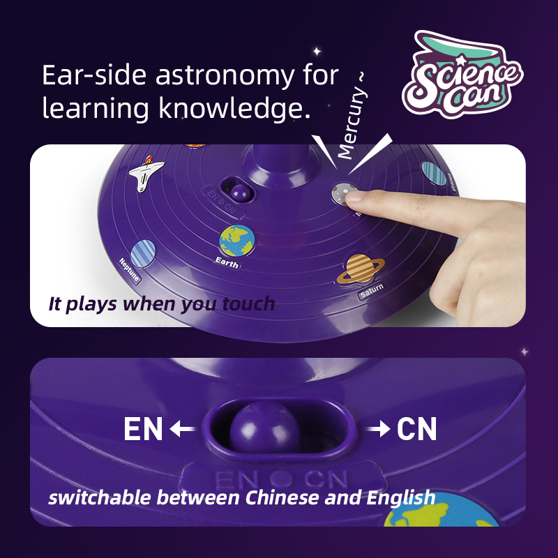 Bộ đồ chơi chiếu bóng và mô hình Hệ mặt trời - Solar System Planetary E Projector 120473ES – Chính hãng TOPBRIGHT