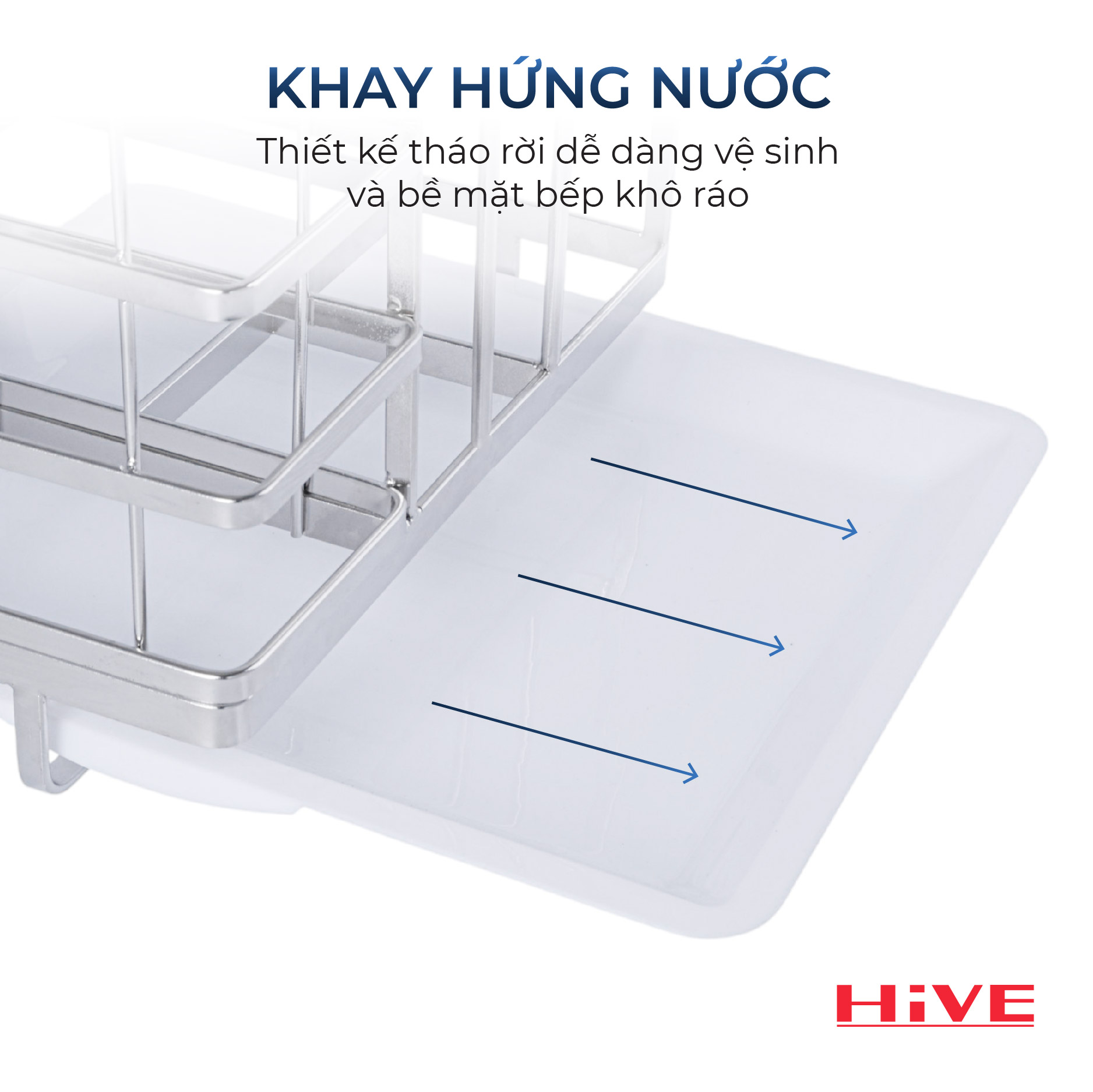 Kệ Đựng Đũa Muỗng Dao Thớt Đa Năng HiVE (NEW COLLECTION)