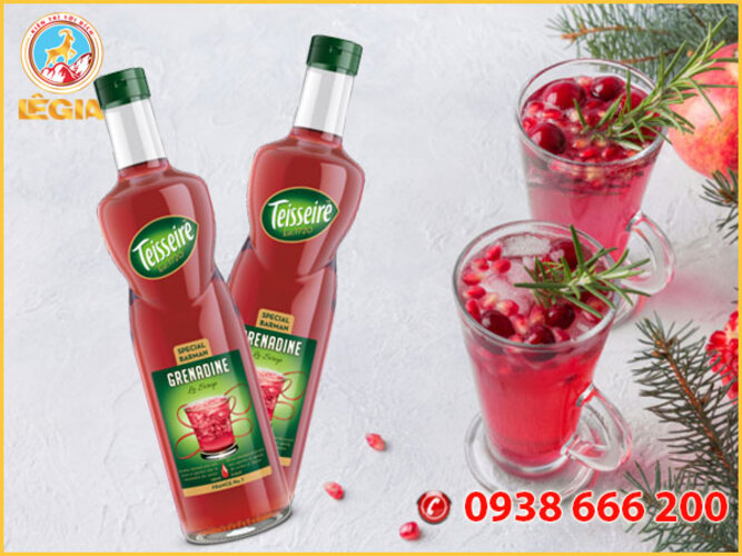 Siro TEISSEIRE Lựu 700ml (GRENADINE SYRUP)