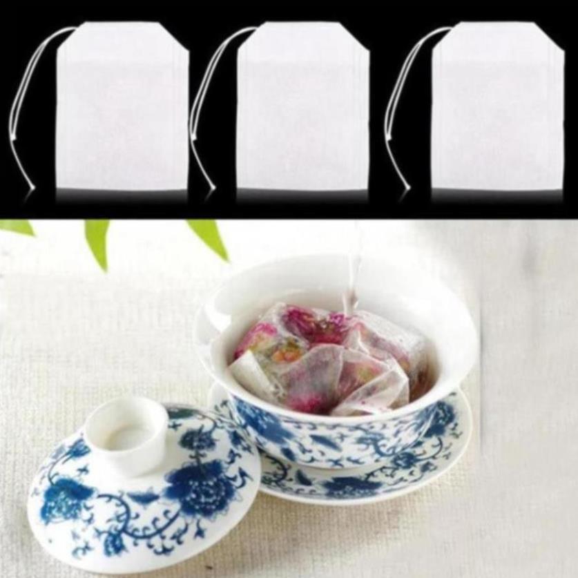 Bộ 100 túi rỗng dùng lọc trà tiện lợi chất lượng cao