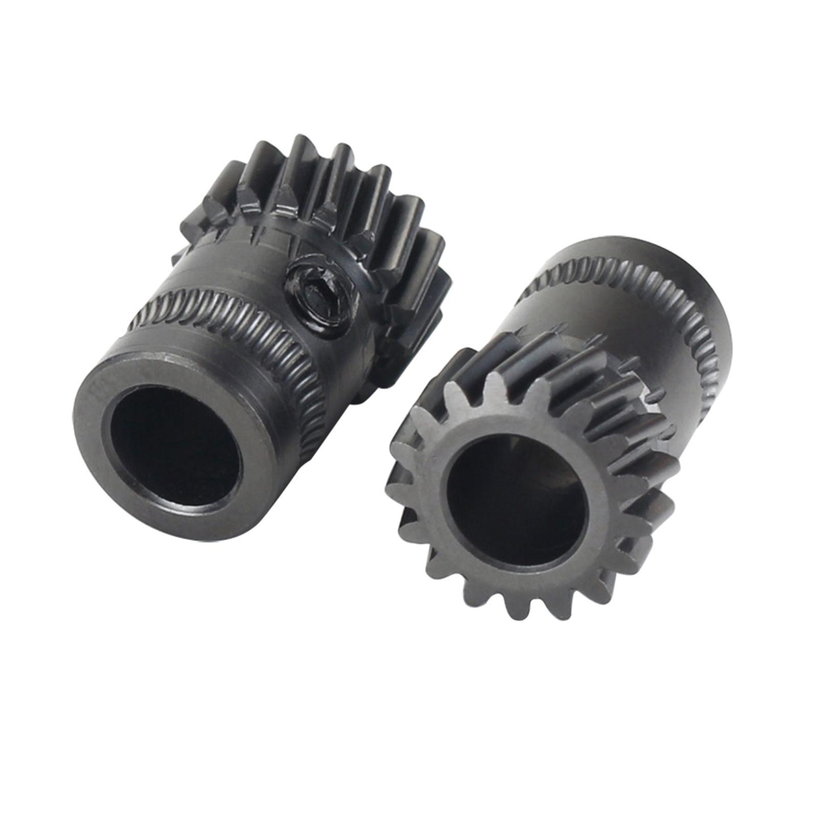 3D Printer Drive Gear Set Hardened Steel Replacement Extruder Dual Gears Set