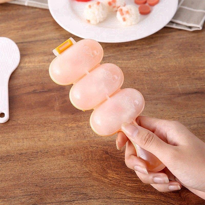 Khuôn nhựa làm cơm nắm/Sushi kèm muỗng tiện dụng DIY