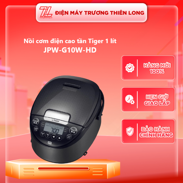 JPW-G10W-HD / JPW-G18W-HD - NỒI CƠM ĐIỆN TỬ CAO TẦN TIGER JPW-G10W-HD / JPW-G18W-HD - Hàng chính hãng