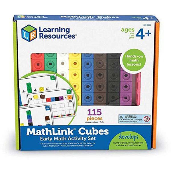 Bộ học toán - MathLink Cubes Early Math Activity Set (115 chi tiết)