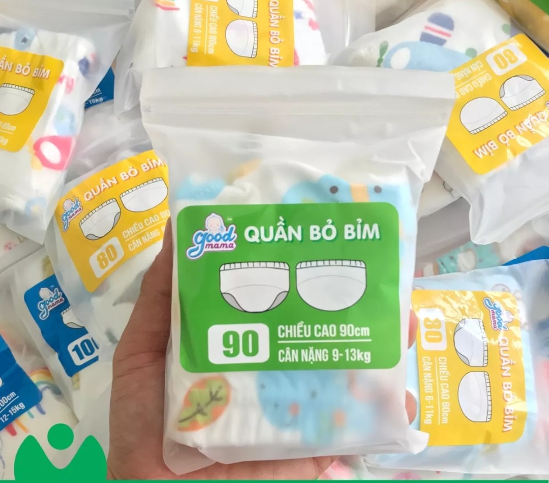 quần tập bỏ bỉm GOOGMAMA cho bé