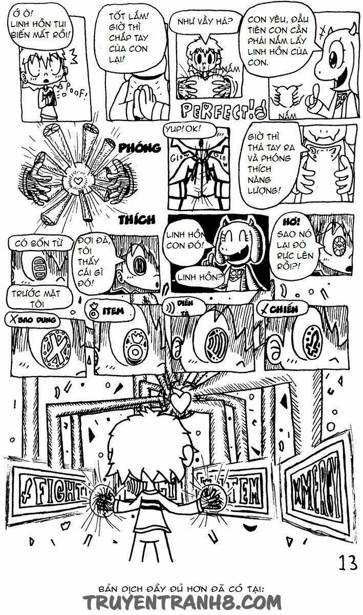 undertale - câu chuyện dưới lòng đất chapter 2 6