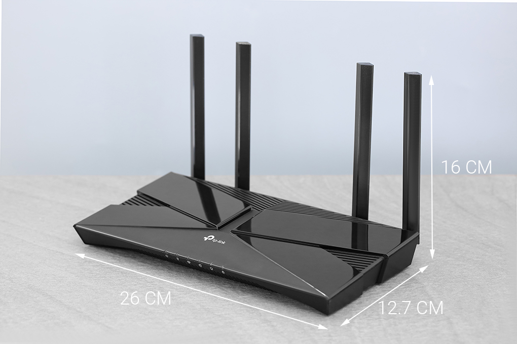 Router Wifi Chuẩn Wifi 6 AX1500 TP-Link Archer AX10 Đen - Hàng chính hãng