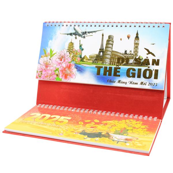 Lịch Bàn 2025 - Di Sản Thế Giới - AB-L18-LBA
