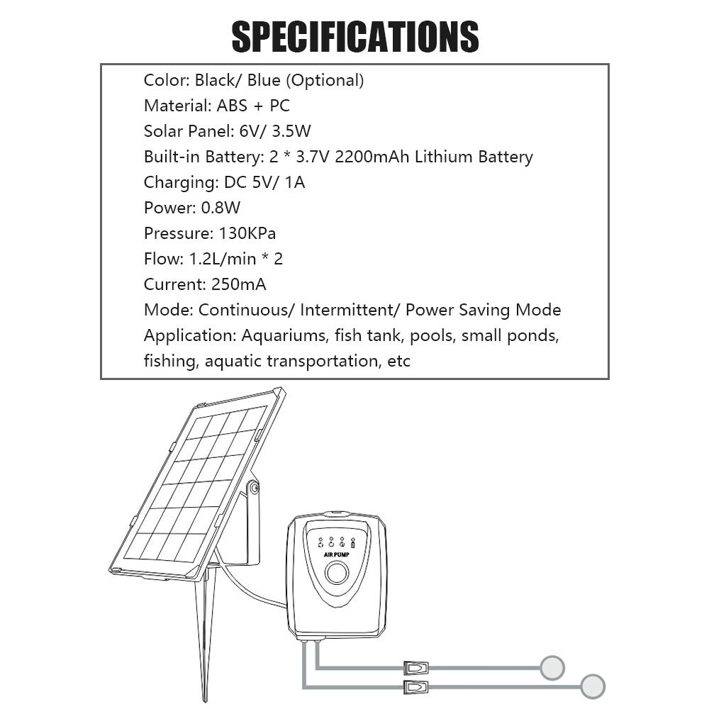 Máy bơm khí ôxy ao ngoài trời