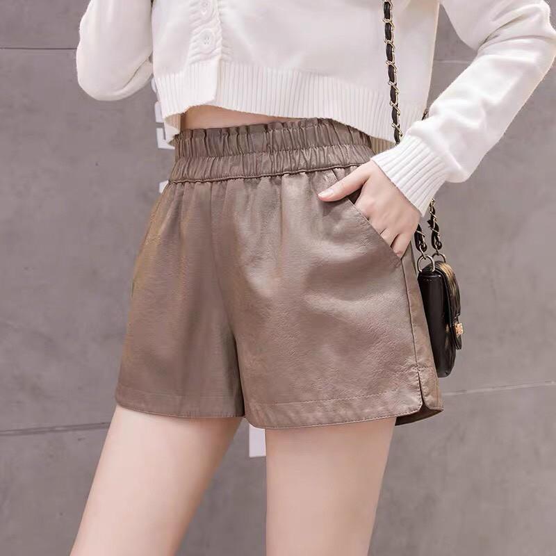 Quần Short Da Xẻ Lai HOT TREND