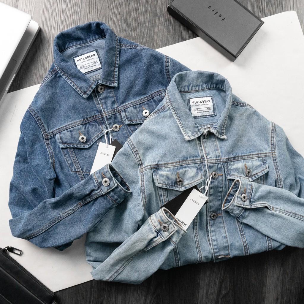 Áo khoác jean denim jacket nam nữ unisex washed cao cấp dễ phối đồ phù hợp mọi phong cách