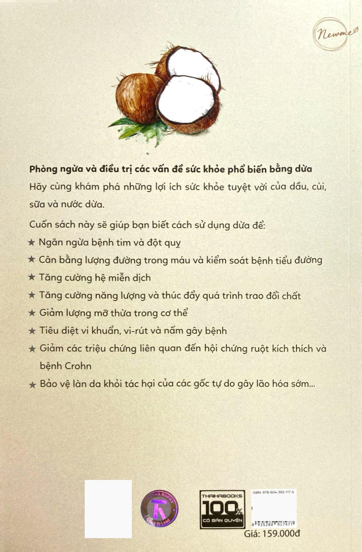 Sách - Lợi Ích Sức Khỏe Từ Dừa