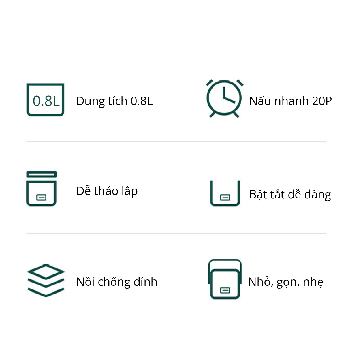 Nồi cơm điện Mishio - Hàng chính hãng
