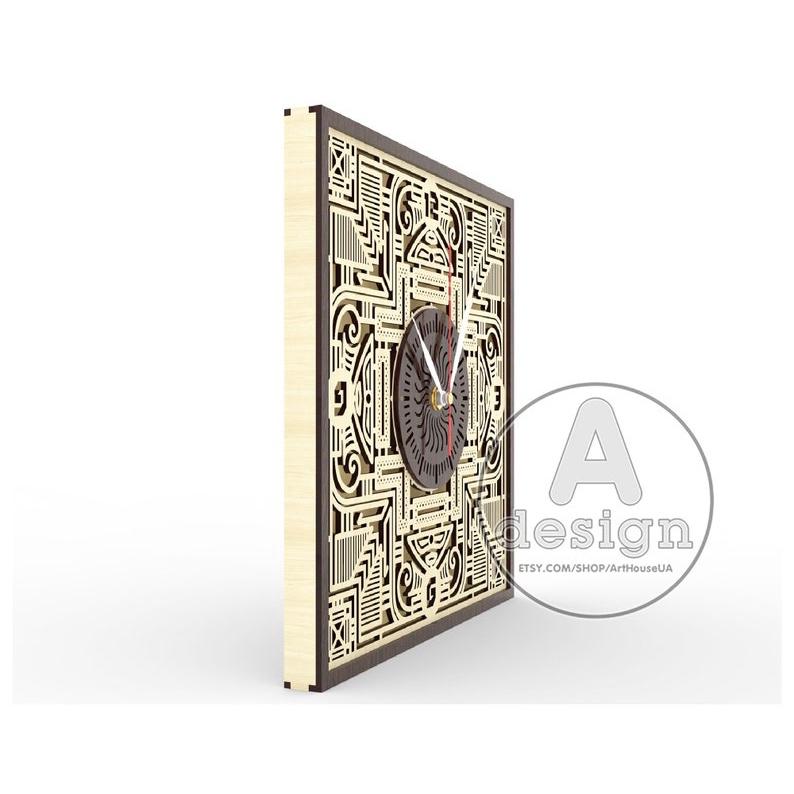 Đồng hồ gỗ treo tường decor trang trí