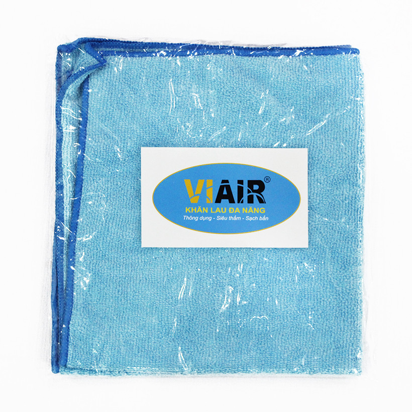 Khăn lau microfiber VIAIR T202SU-CL01 màu lam (38*40cm)