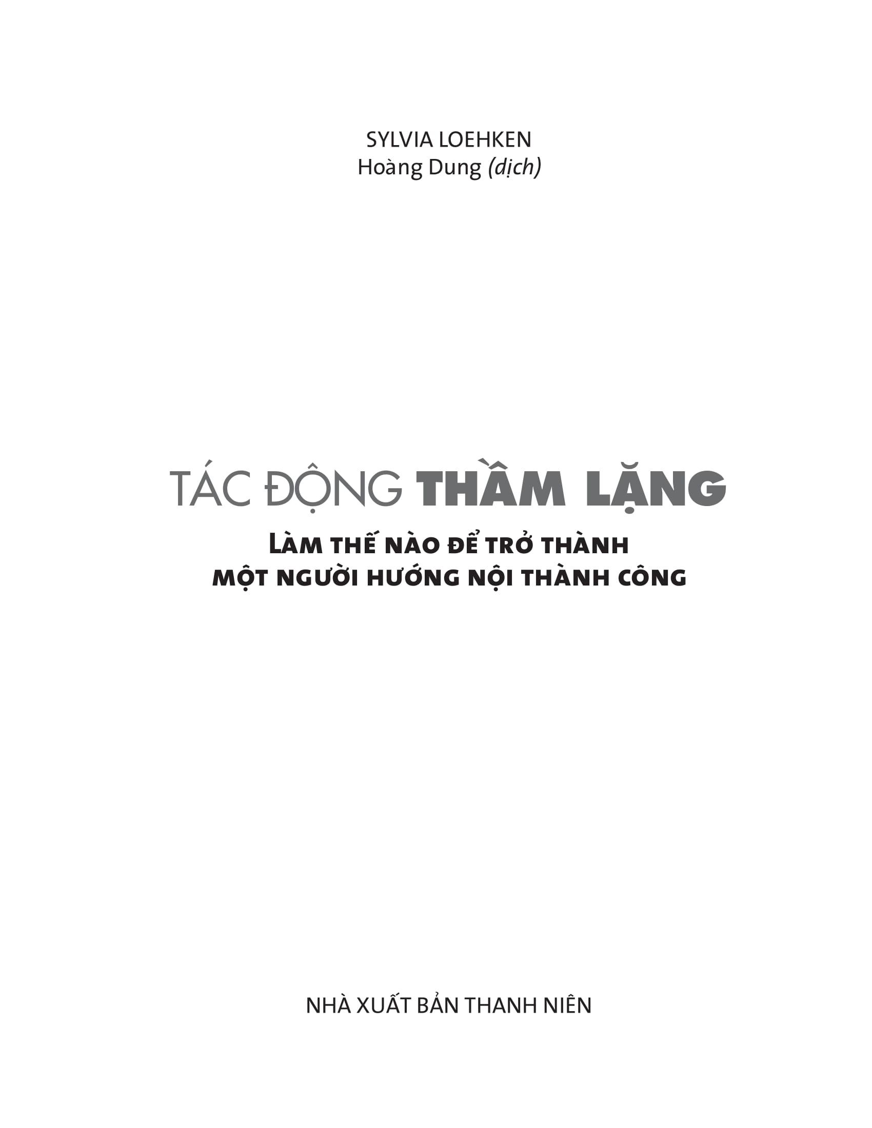 Tác Động Thầm Lặng