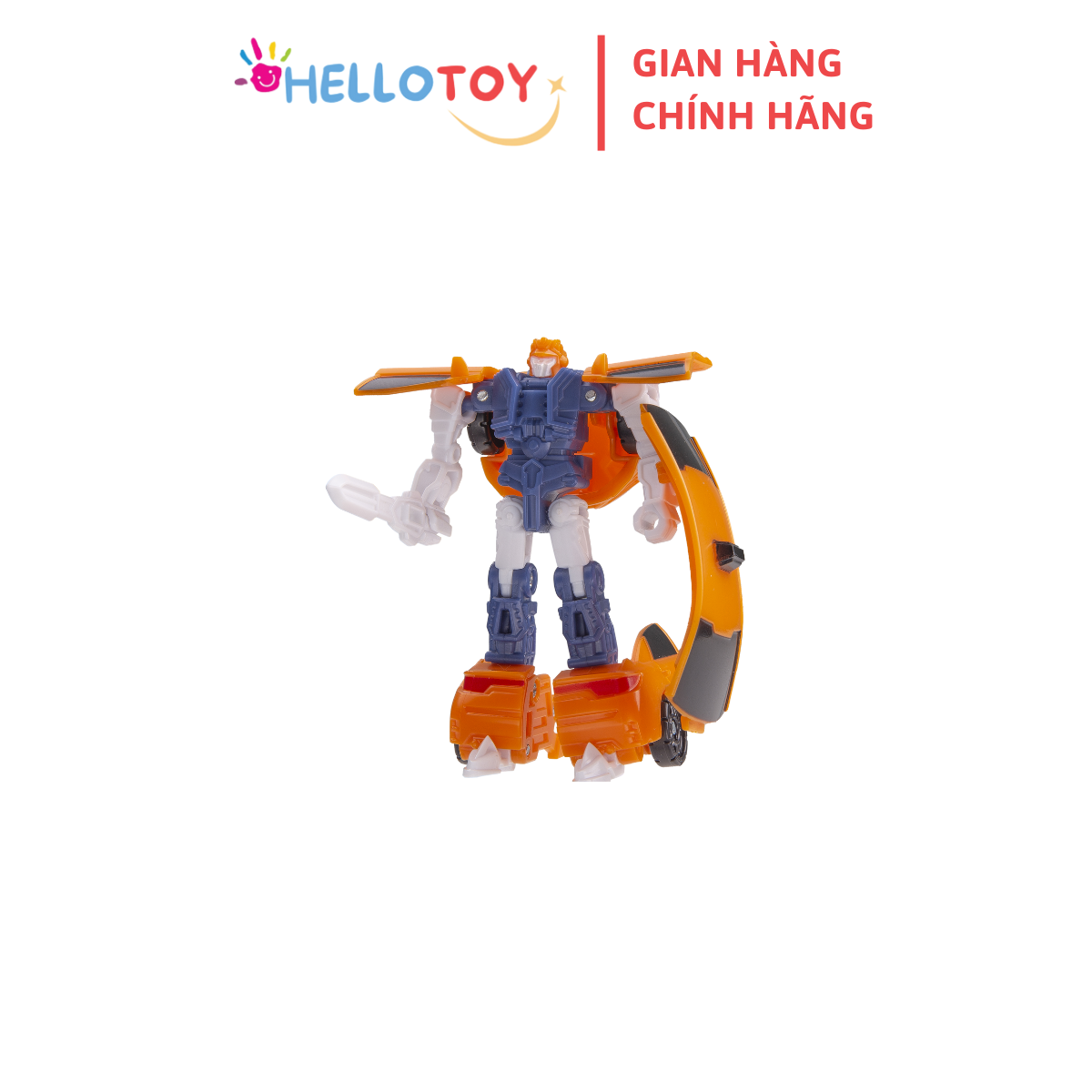 Đồ Chơi Mô Hình Lắp Ráp Xe Hơi Biến Hình HELLO CARBOT Mini Arti Taxi