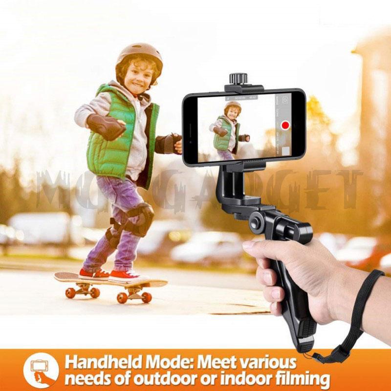 Chân tripod cầm tay mini NUOWA 2 trong 1 tiện lợi có ngàm giữ ổn định khi quay video cho điện thoại iPhone Samsung