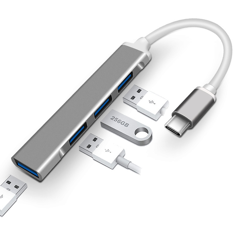 Bộ Hub dùng cho Macbook và Điện thoại USB Type-C sang 4 Cổng USB 3.0