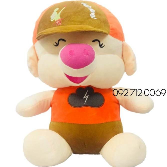 HEO MẬP GẤU BÔNG HEO THỂ THAO ĐỘI NÓN CUTE