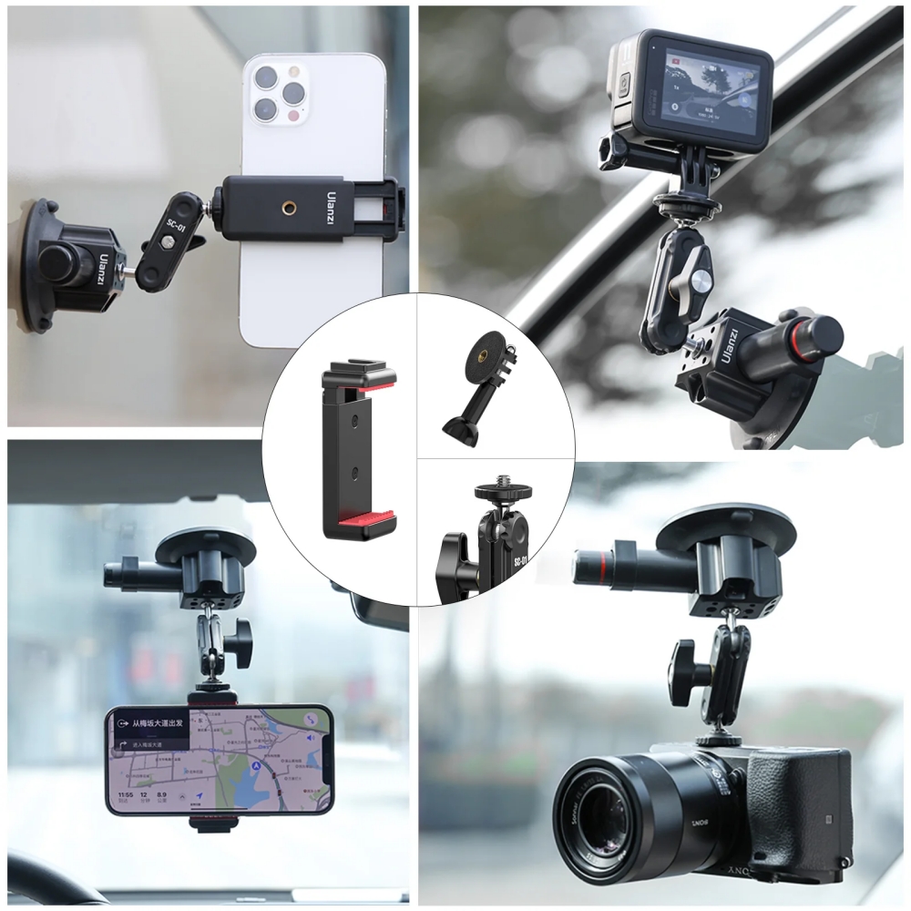 GIÁ ĐỠ HÚT CHÂN KHÔNG ULANZI SC-01 MÁY ẢNH / ĐIỆN THOẠI / GOPRO - HÀNG CHÍNH HÃNG