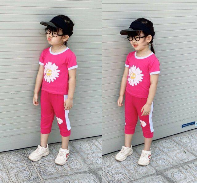 Bộ lửng dáng thể thao cho bé gái - Đồ bộ trẻ em