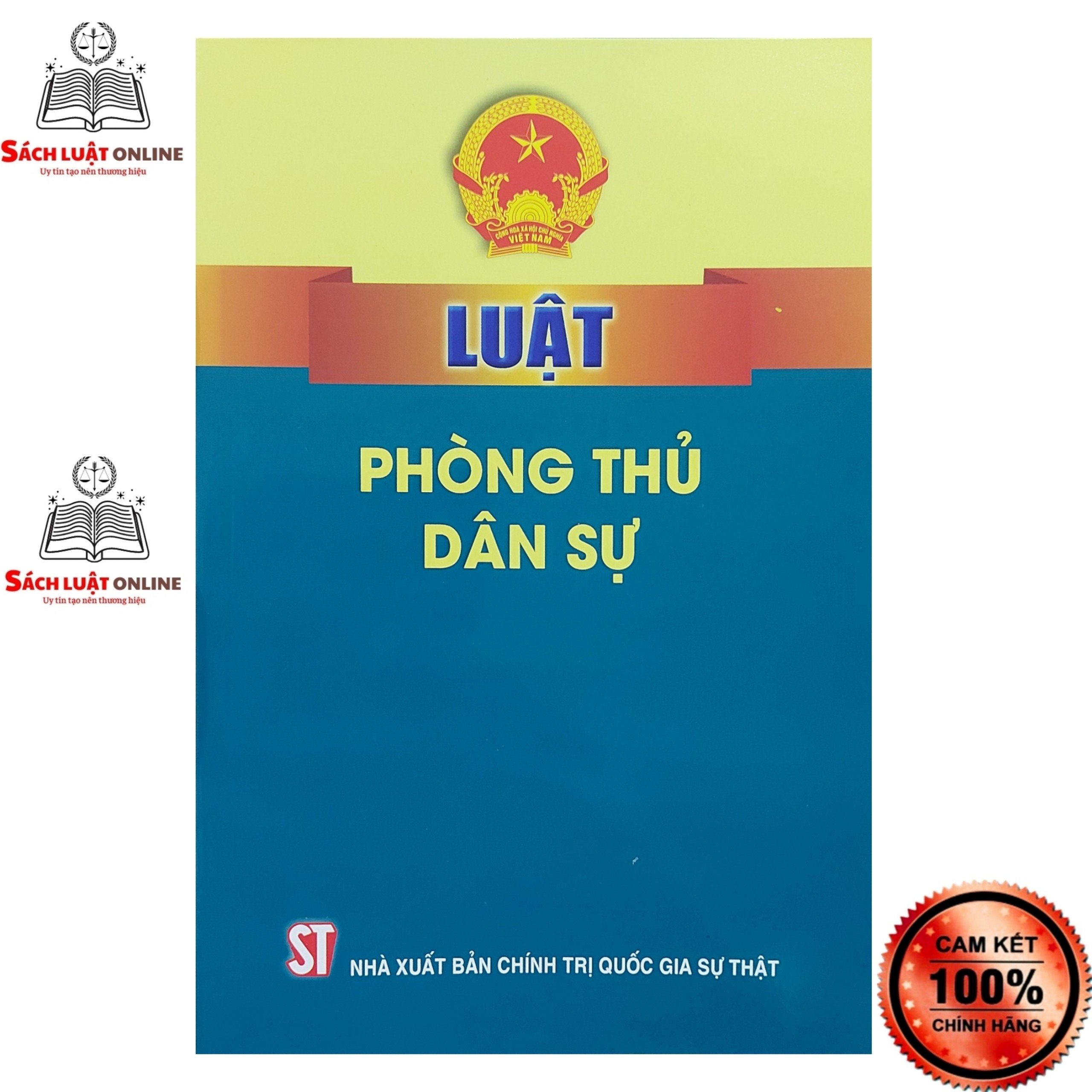 Sách - Luật phòng thủ dân sự (NXB Chính trị quốc gia sự thật)